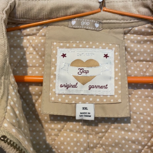 NWTGap Original Garment Beige Quilted Barn Jacket - Picture 4 of 11